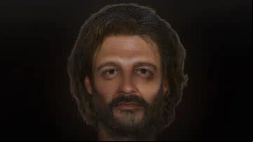 Imagem final da reconstrução digital do homem escravizado - Reprodução/Impossible Factual