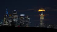 Fotografia tirada durante 'Lua do Esturjão' registrada em 2023 - Getty Images