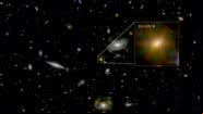 Galáxia GS-10578 - Divulgação/Telescópio James Webb