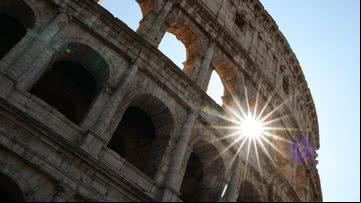 Foto mostra o poderoso Coliseu - Getty Images