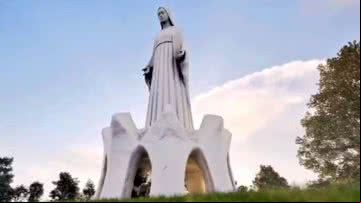 Maquete 3D detalha como ficará a estátua da mãe de Cristo - Reprodução/X