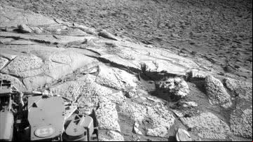 Imagem do 'Portão do Diabo' registrada por rover - Divulgação/NASA/JPL-Caltech