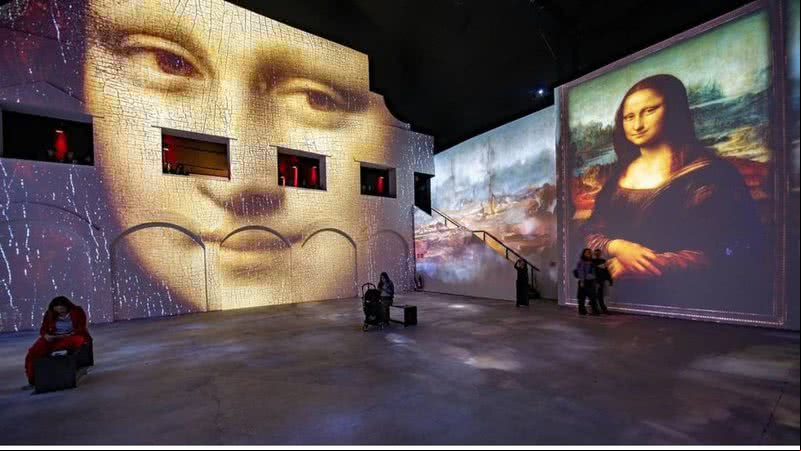 Exposição imersiva de Da Vinci - Divulgação/Visualfarm Gymnasium