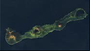 A ilha de Simushir - Divulgação/NASA