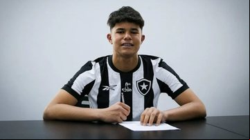 Bruninho Samudio - Reprodução/Botafogo