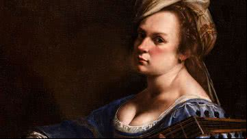 Artemísia Gentileschi: Auto-retrato como tocador de alaúde - Domínio Público