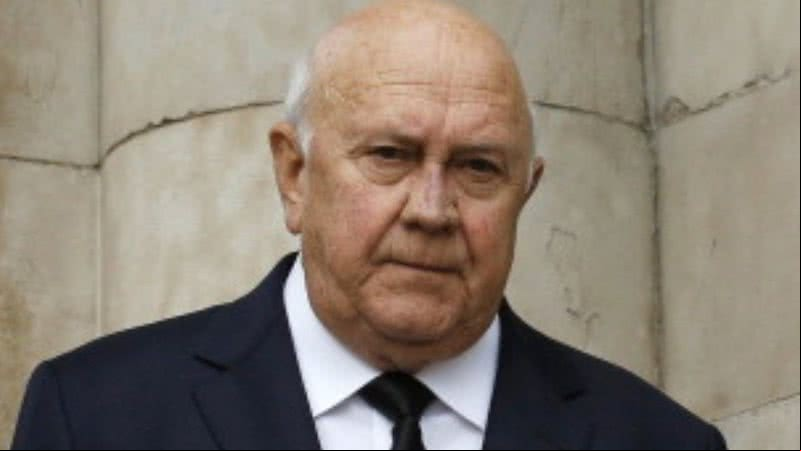 FW de Klerk venceu o Nobel da Paz em 1993 - Getty Images