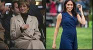 Diana (à esqu.) e Meghan (à dir.) - Getty Images