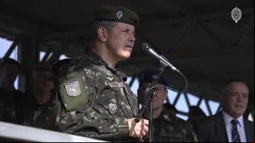 General Tomás Miguel Miné Ribeiro Paiva em discurso - Reprodução/Video