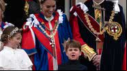Príncipe Louis ao lado dos pais e da irmã, a princesa Charlotte - Getty Images