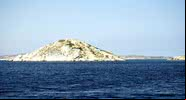 A ilha de Daskalios, no arquipélago de Keros - Crédito: Reprodução